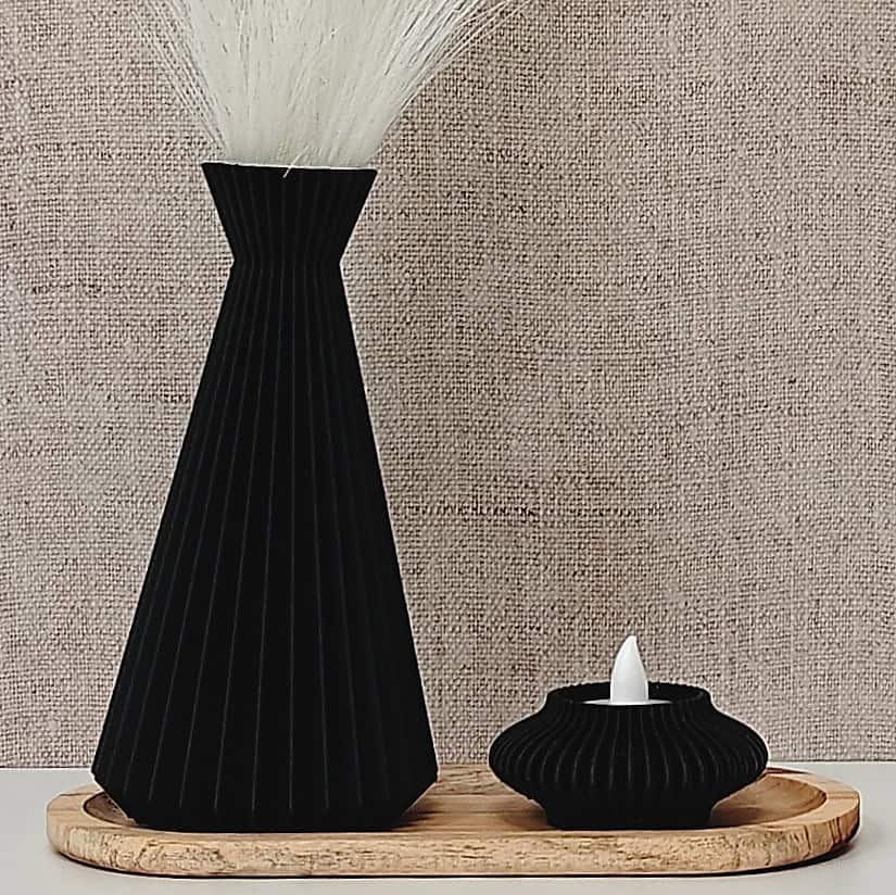 Kyoto vaas - hout - Afbeelding 5