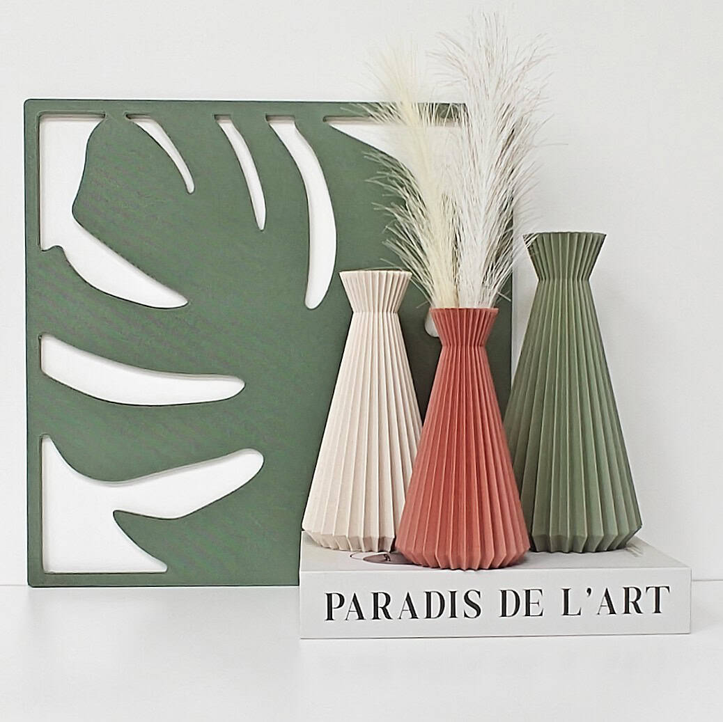 Kyoto vaas - hout - Afbeelding 3
