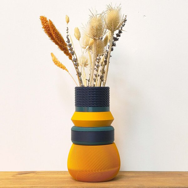 Stratum Vase I - Wooden Modular Vase