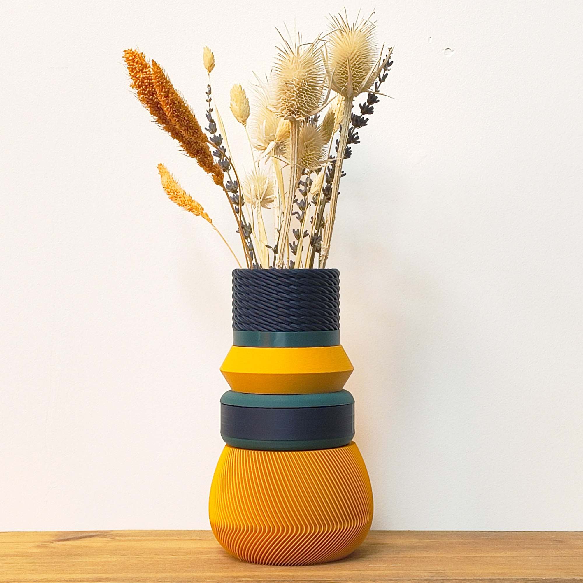 Stratum Vase I - Wooden Modular Vase