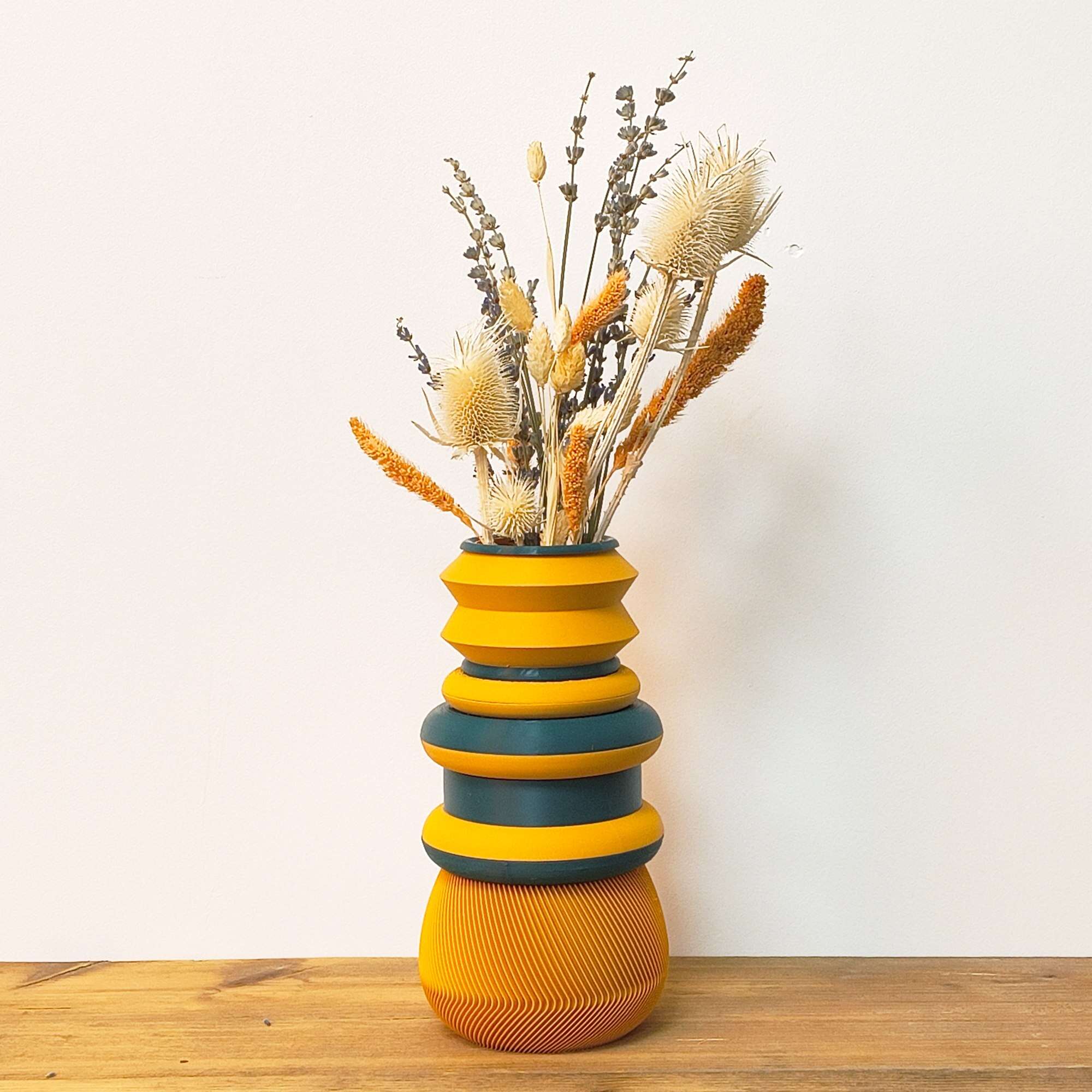 Stratum Vase I - Wooden Modular Vase - Afbeelding 5
