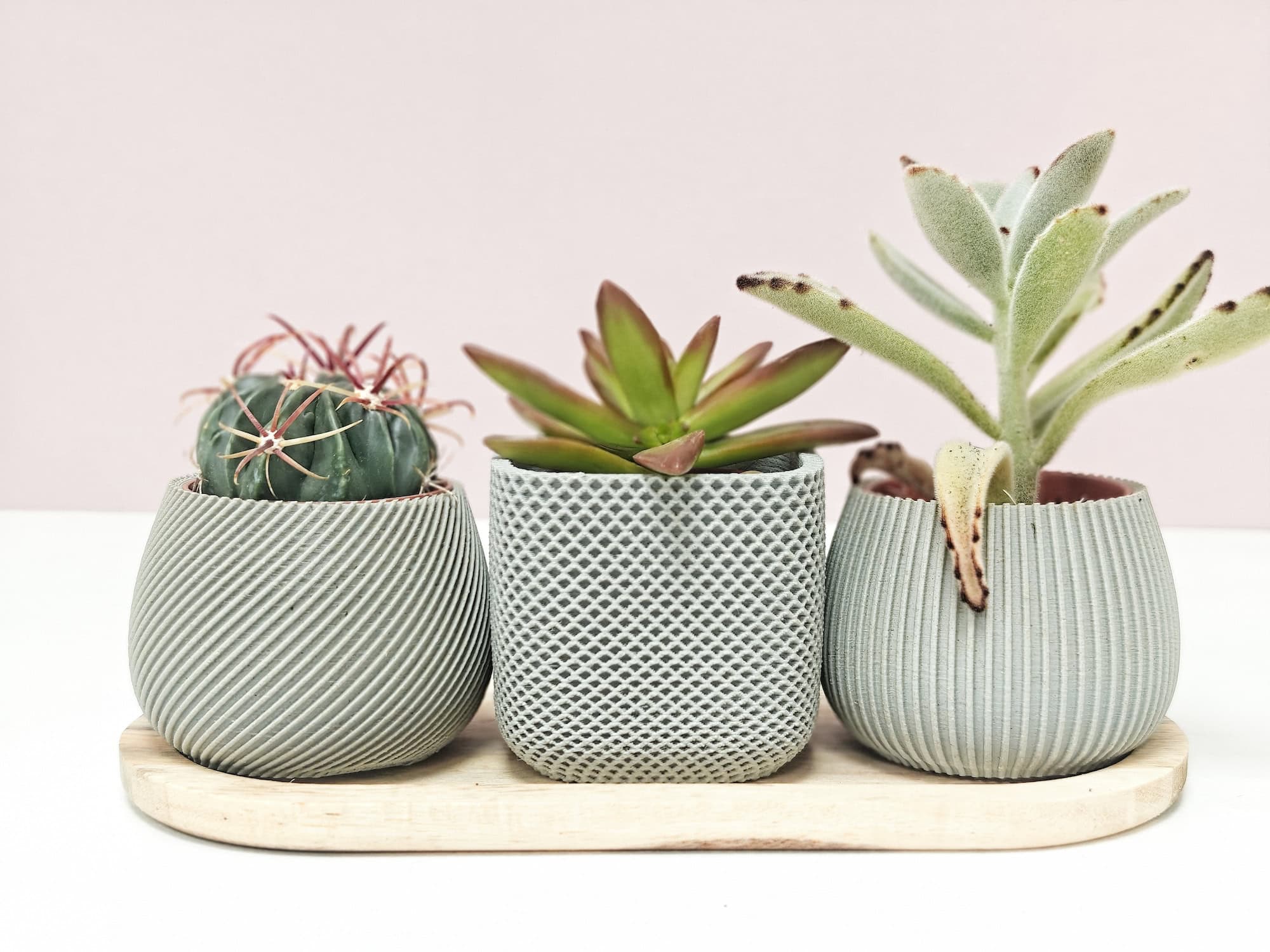 Nova Trio – set van 3 minimalistische bloempotjes - Afbeelding 8