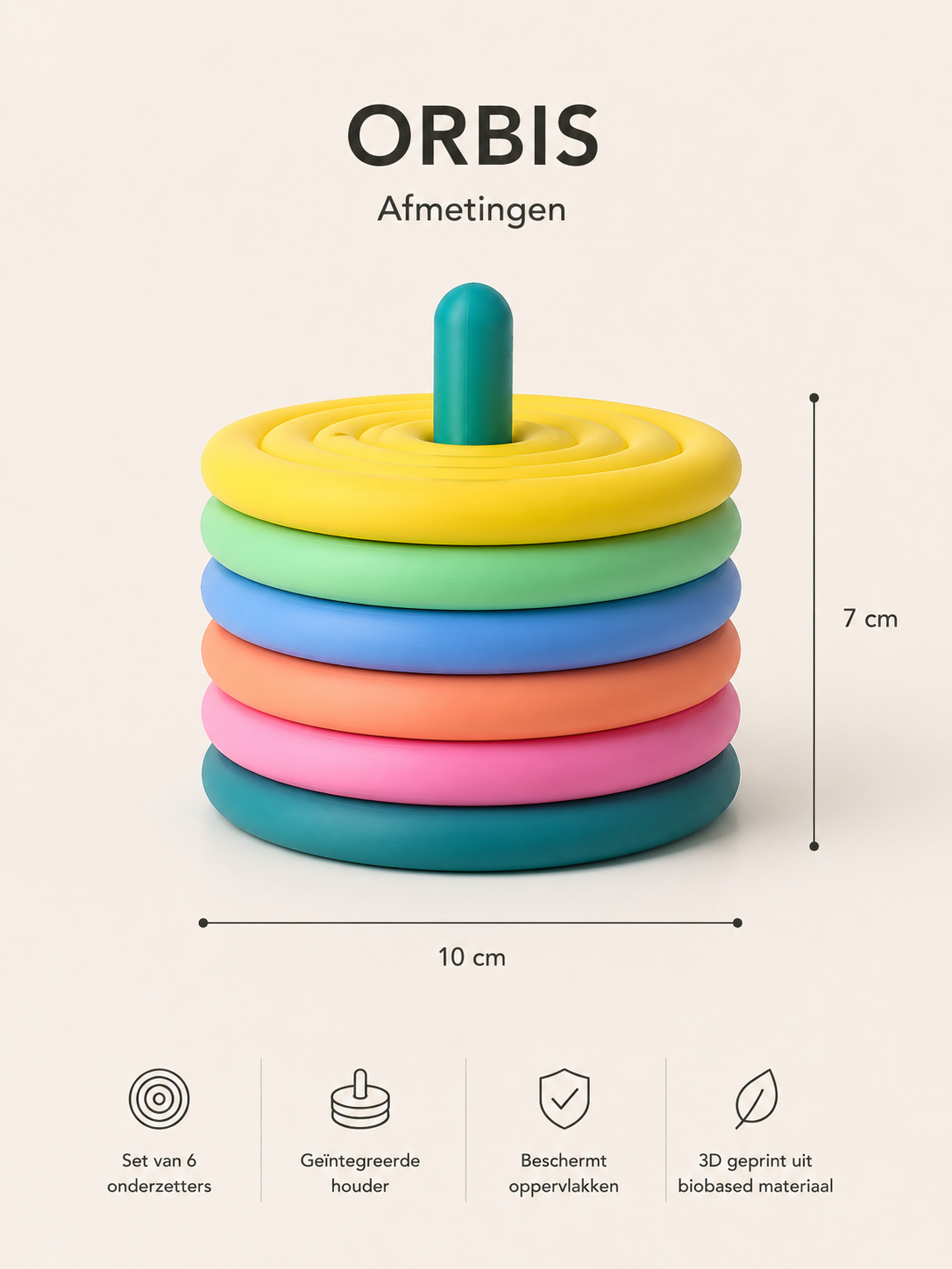 Orbis - Set onderzetters - Afbeelding 6